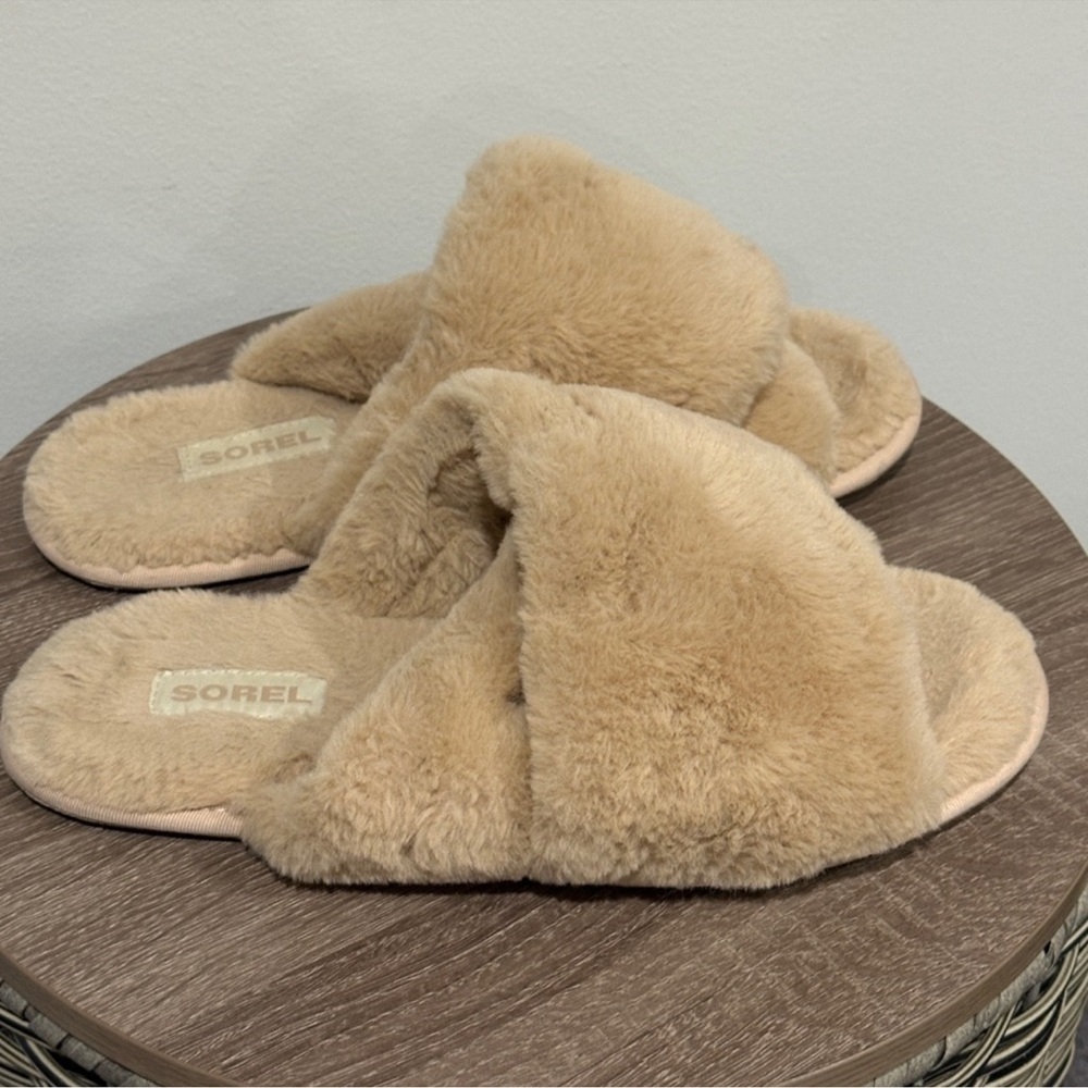 Sorel Faux Fur Slide Slippers